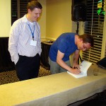 Martijn signs my book!